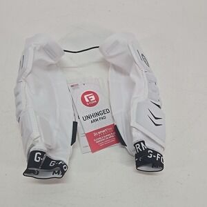 G-Form Lacrosse Arm Pads Medium White Impact Protection Pair New Open Box